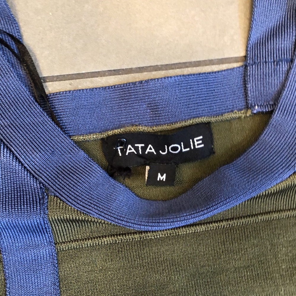 TATA JOLIE Olive Bandage Dress - Picture 3 of 8